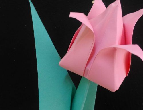 Warsztaty origami „Tulipan na 8 marca”